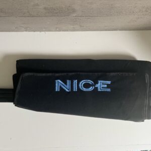 A picture of black colored NICE Cold compression wrap